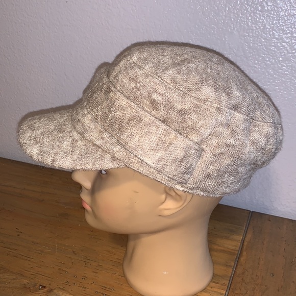 D&Y elastafit beige brown cadet cap - Picture 3 of 7